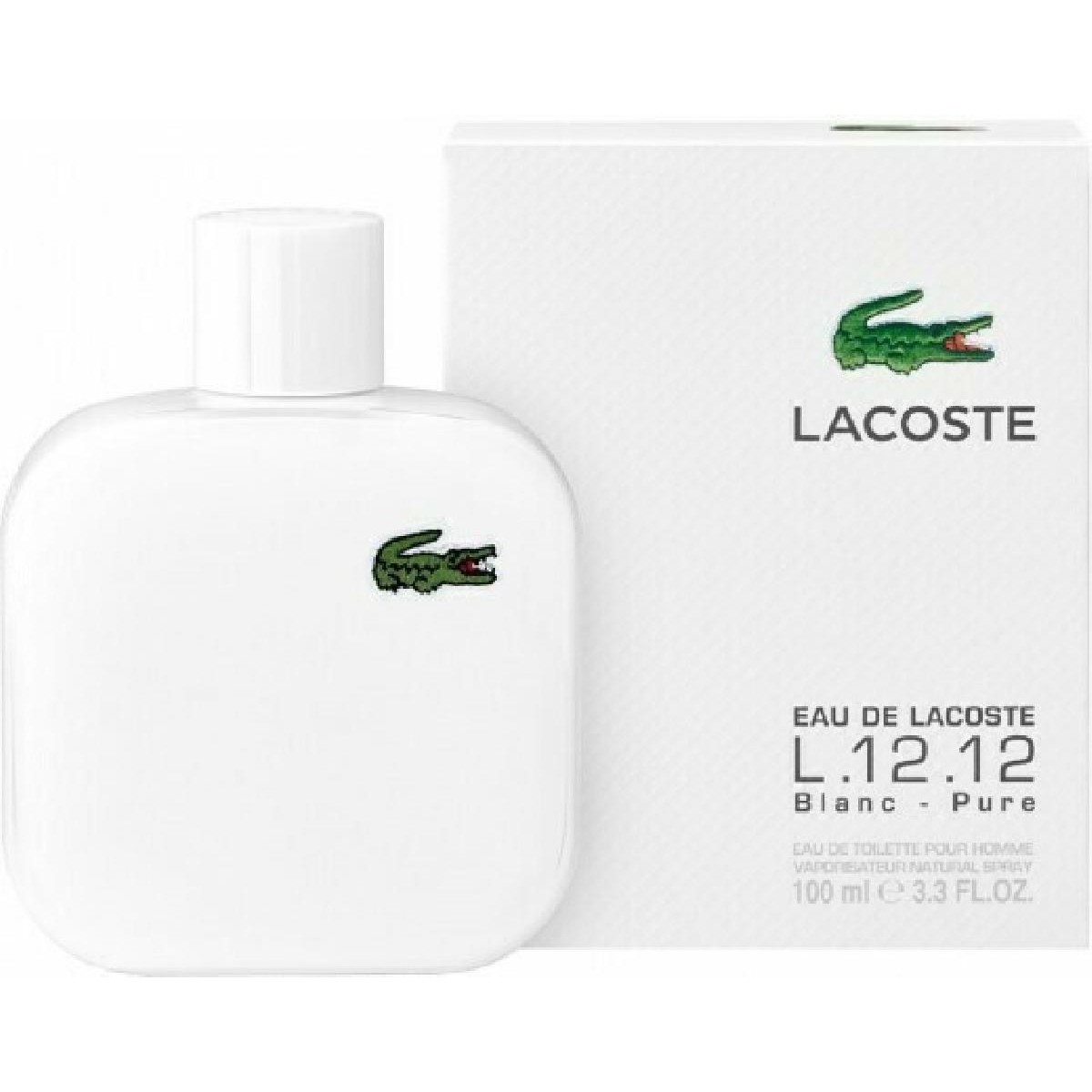 Lacoste Eau de Lacoste L.12.12 Blanc Eau de Toilette 100ml Lacoste Eau de Lacoste L.12.12 Blanc Eau de Toilette 100ml