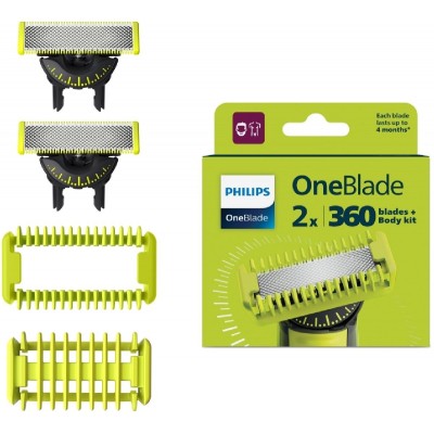 Philips One Blade 360 QP624/50 ανταλλακτικό 2 τμχ Philips One Blade 360 QP624/50 ανταλλακτικό 2 τμχ