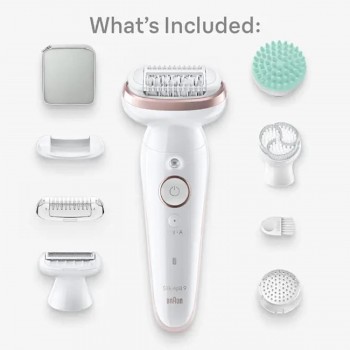 Braun Silk-epil Series 9 SES9-080 SkinSpa Αποτριχωτική Μηχανή white gold Braun Silk-epil Series 9 SES9-080 SkinSpa Αποτριχωτική Μηχανή white gold