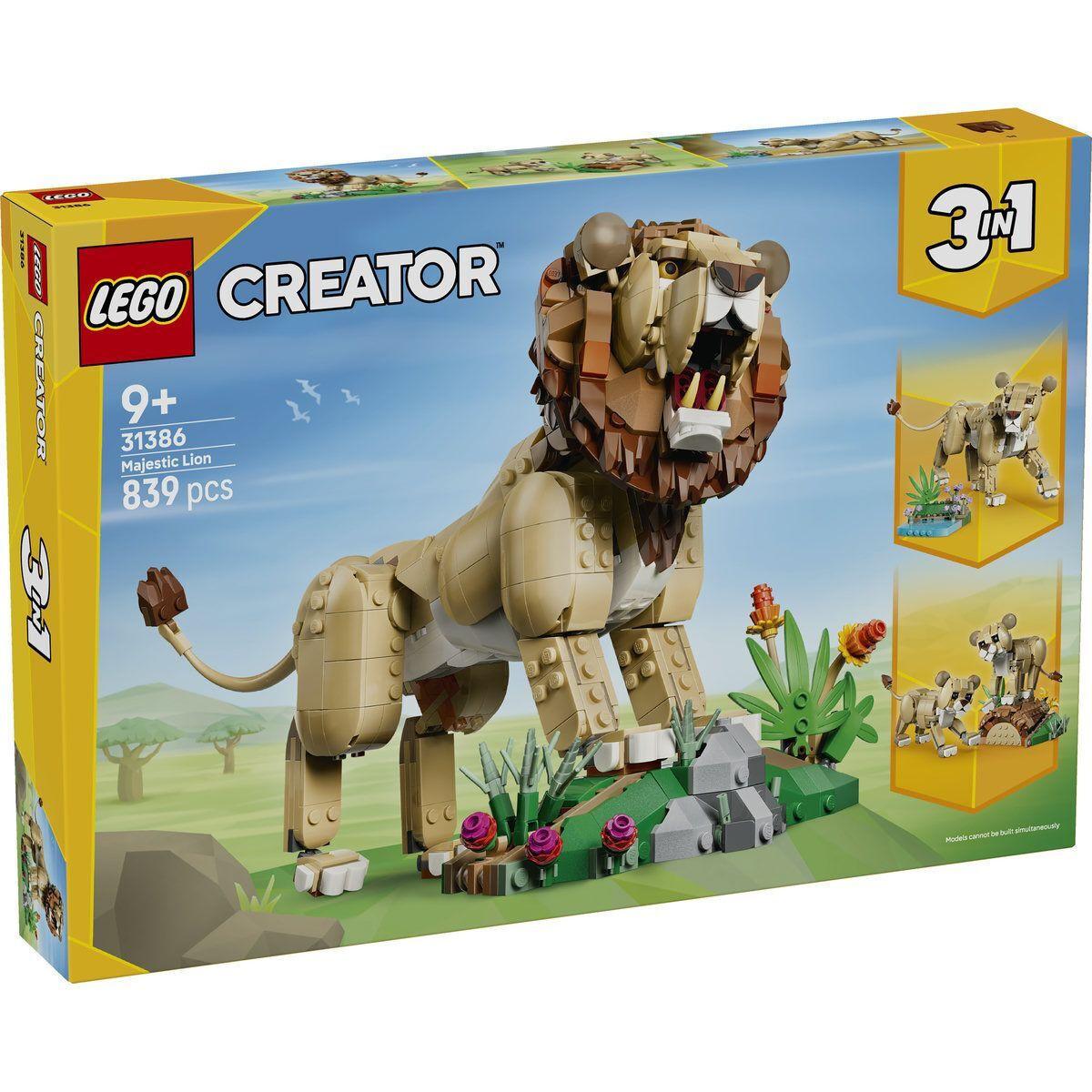 LEGO® Creator 3in1 Wild Animals: Majestic Lion (31386) LEGO® Creator 3in1 Wild Animals: Majestic Lion (31386)