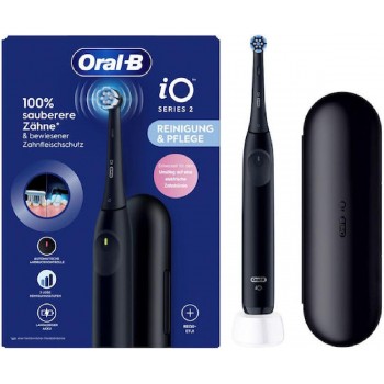 Oral-B iO Series 2 Ηλεκτρική Οδοντόβουρτσα black & Θήκη Ταξιδίου (615266) Oral-B iO Series 2 Ηλεκτρική Οδοντόβουρτσα black & Θήκη Ταξιδίου (615266)