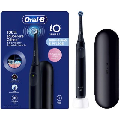 Oral-B iO Series 2 Ηλεκτρική Οδοντόβουρτσα black & Θήκη Ταξιδίου (615266) Oral-B iO Series 2 Ηλεκτρική Οδοντόβουρτσα black & Θήκη Ταξιδίου (615266)