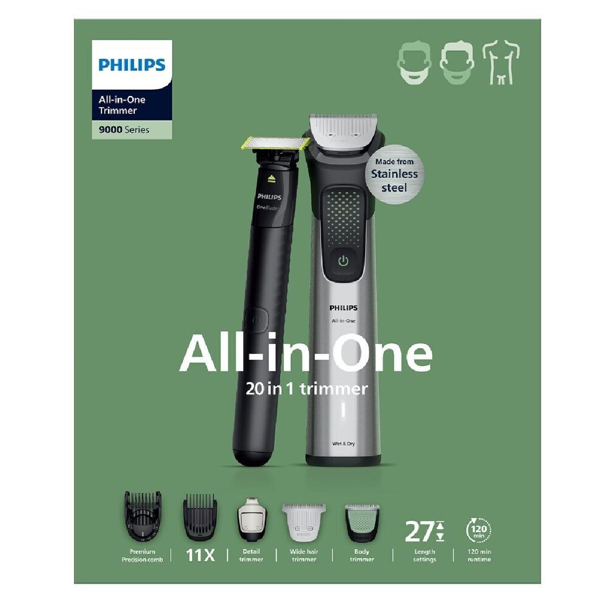 Philips All-in-One Trimmer 9000 Series MG9557/15 20-in-1 Trimmer premium σετ ανδρικής περιποίησης Philips All-in-One Trimmer 9000 Series MG9557/15 20-in-1 Trimmer premium σετ ανδρικής περιποίησης