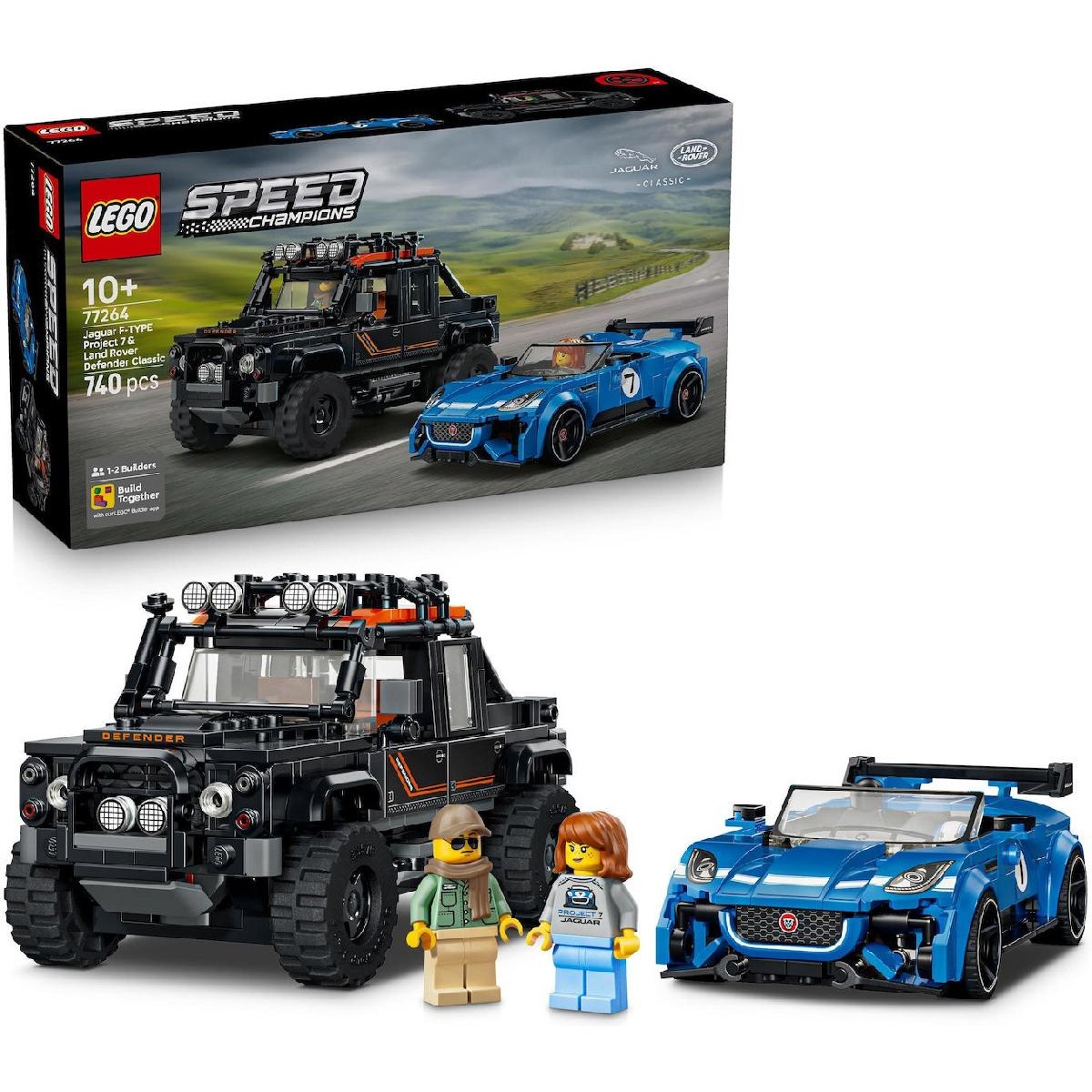 LEGO® Speed Champions Jaguar Project 7 & Land Rover Defender (77264) LEGO® Speed Champions Jaguar Project 7 & Land Rover Defender (77264)