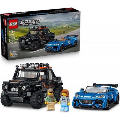 LEGO® Speed Champions Jaguar Project 7 & Land Rover Defender (77264)
