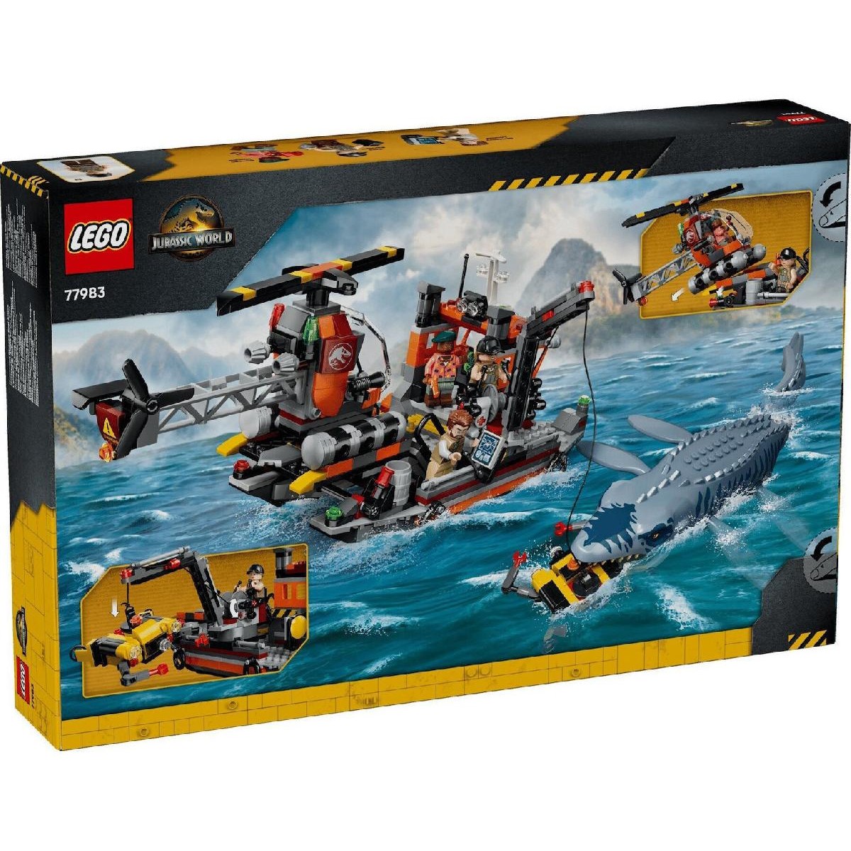 LEGO® Jurassic World Mosasaurus Dinosaur Boat Attack (77983)