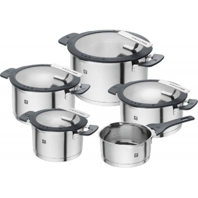 Zwilling Simplify Σετ Κατσαρόλες Ανοξείδωτο Ατσάλι 5 Τεμαχίων (66870-005-0)