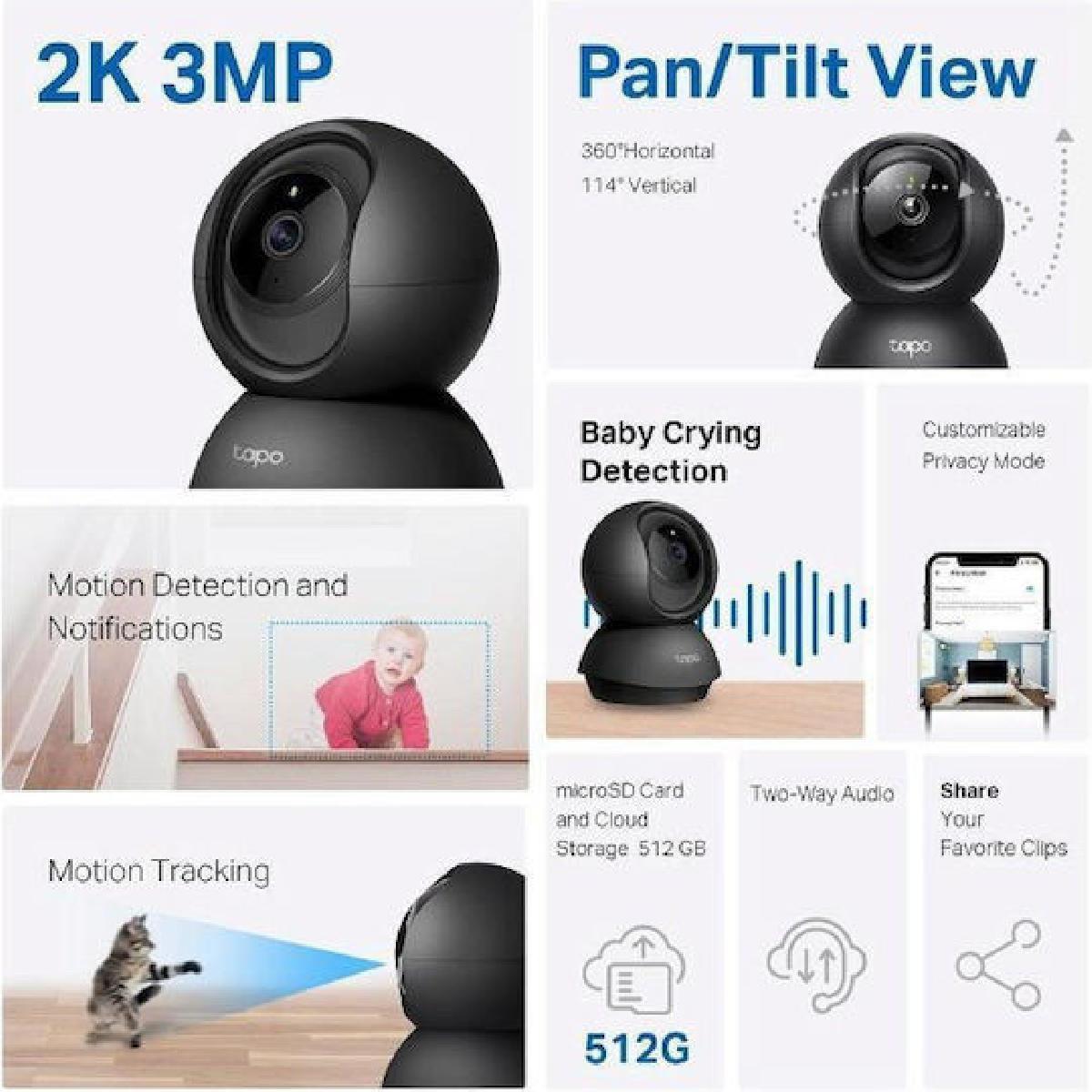 TP-Link Tapo C211 Ver 3.0 IP Κάμερα Ασφαλείας Wi-Fi 2K TP-Link Tapo C211 Ver 3.0 IP Κάμερα Ασφαλείας Wi-Fi 2K
