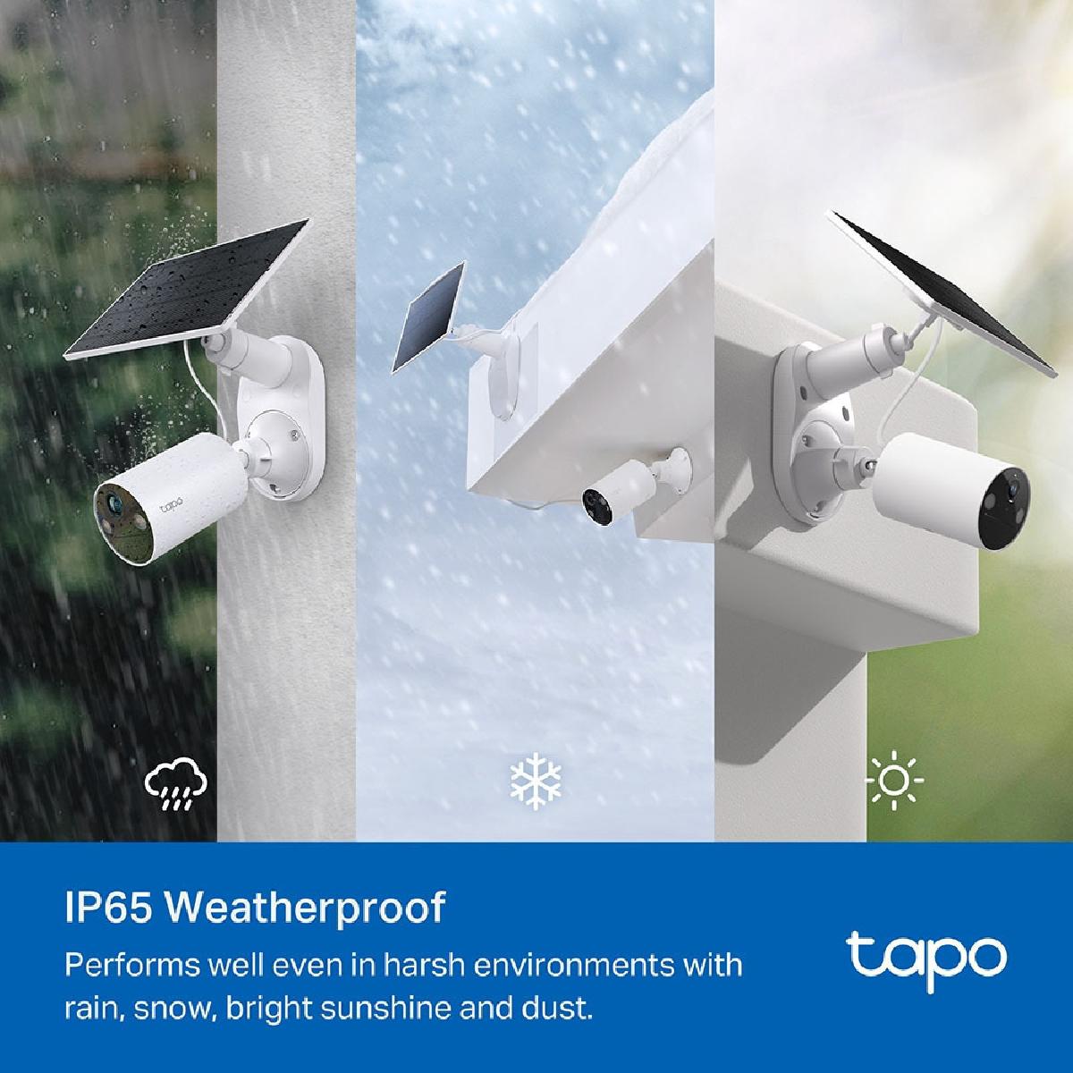 TP-Link Tapo C410 KIT Ver 2.20 IP Κάμερα Ασφαλείας 4MP 2K Wi-Fi με Ηλιακό Πάνελ για Εξωτερικό Χώρο TP-Link Tapo C410 KIT Ver 2.20 IP Κάμερα Ασφαλείας 4MP 2K Wi-Fi με Ηλιακό Πάνελ για Εξωτερικό Χώρο