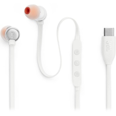 JBL Tune 310C In-ear Handsfree Ακουστικά με Βύσμα USB-C Λευκό JBL Tune 310C In-ear Handsfree Ακουστικά με Βύσμα USB-C Λευκό