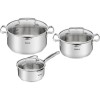 Tefal Duetto+ G719S655 Σετ Κατσαρολών 6τμχ Ανοξείδωτες με Γυάλινα Καπάκια Tefal Duetto+ G719S655 Σετ Κατσαρολών 6τμχ Ανοξείδωτες με Γυάλινα Καπάκια
