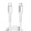 Zanae καλώδιο USB-C σε Apple Lightning 1.2m Λευκό 3A Zanae καλώδιο USB-C σε Apple Lightning 1.2m Λευκό 3A