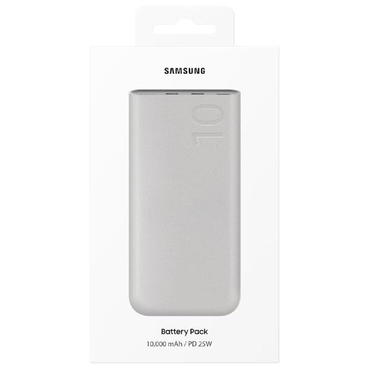 Samsung EB-P3401XUEGWW Power Bank 10.000mAh 25W με 2 θύρες USB-C beige Samsung EB-P3401XUEGWW Power Bank 10.000mAh 25W με 2 θύρες USB-C beige