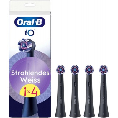 Oral-B iO Gentle Care 4-pack brush heads, black (198899) Oral-B iO Gentle Care 4-pack brush heads, black (198899)