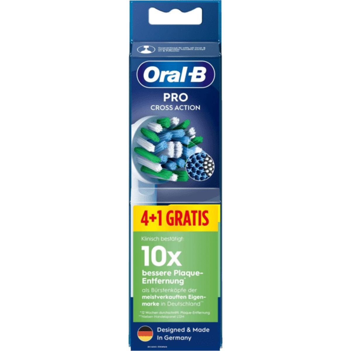Oral-B Pro CrossAction Ανταλλακτικές Κεφαλές 4+1 white (249119) Oral-B Pro CrossAction Ανταλλακτικές Κεφαλές 4+1 white (249119)