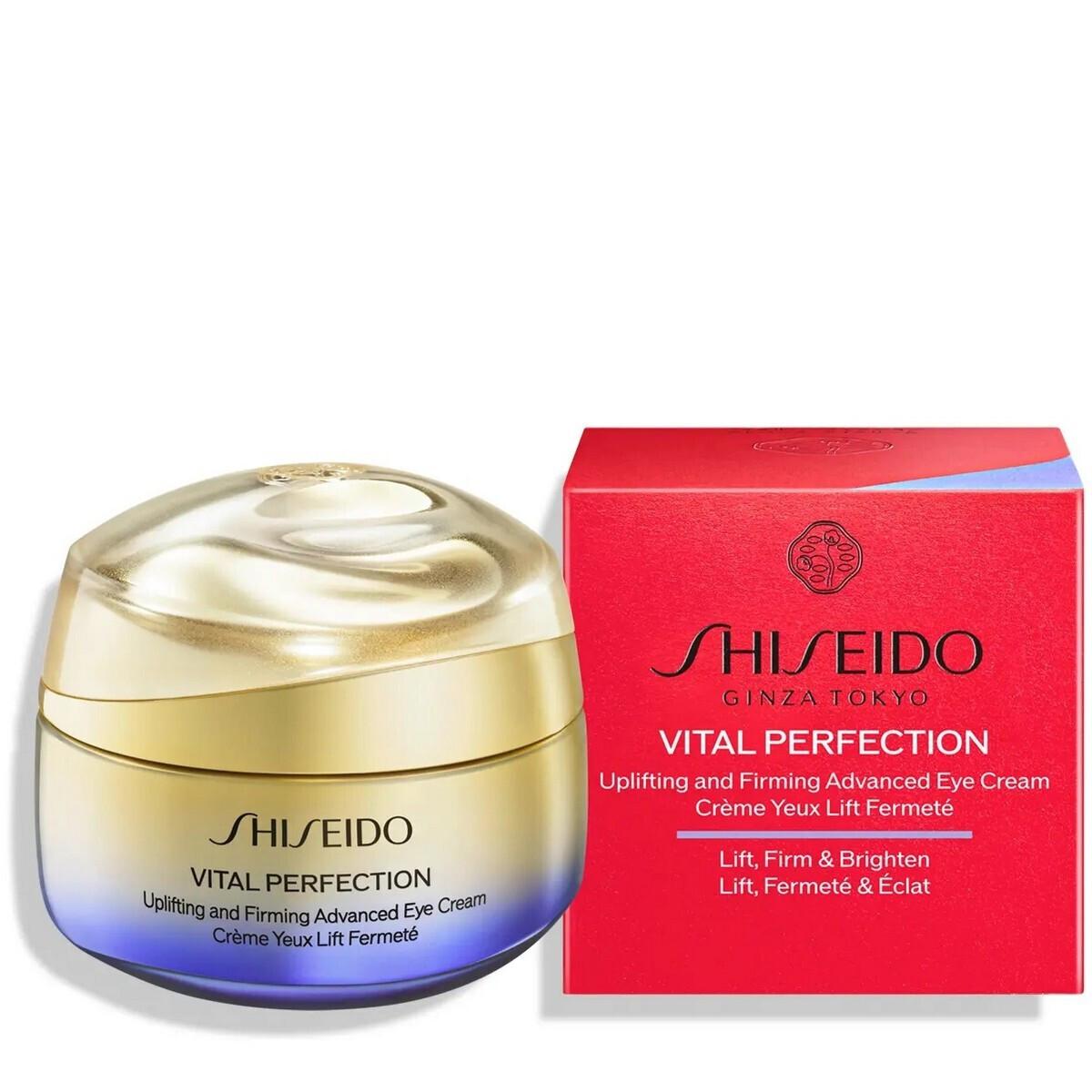 Shiseido Vital Perfection Uplifting and Firming Advanced Eye Cream 15ml Αντιγηραντική Κρέμα Ματιών