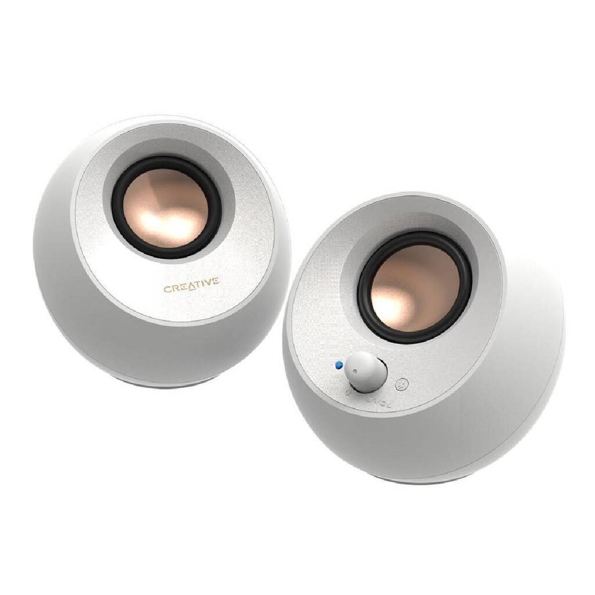 Creative Pebble V3 Ηχεία Υπολογιστή 2.0 με Bluetooth 8 watt white Creative Pebble V3 Ηχεία Υπολογιστή 2.0 με Bluetooth 8 watt white