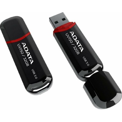 Adata UV150 32GB USB Stick 3.2 Gen 1 black Adata UV150 32GB USB Stick 3.2 Gen 1 black