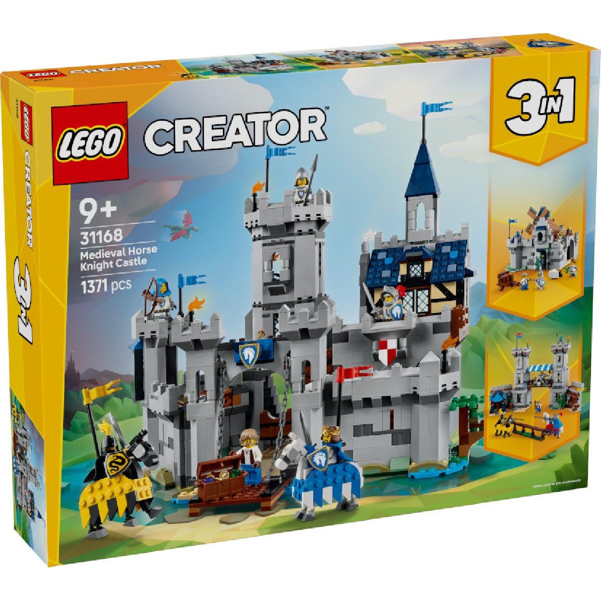 LEGO® Creator 3in1 Medieval Horse Knight Castle (31168) LEGO® Creator 3in1 Medieval Horse Knight Castle (31168)