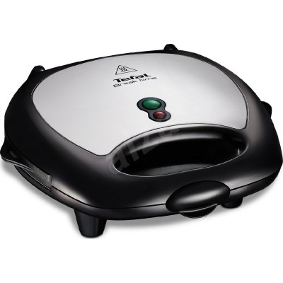 Tefal Break Time SW6148  τοστιέρα βαφλιέρα 700 watt με 3 set Αποσπώμενες Πλάκες black gray