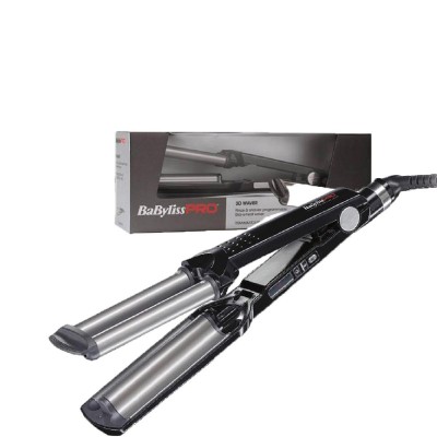 BaByliss Pro BAB2369TTE Ionic 3D Waver Curling επαγγελματικό τριπλό ψαλίδι μαλλιών 79 watt