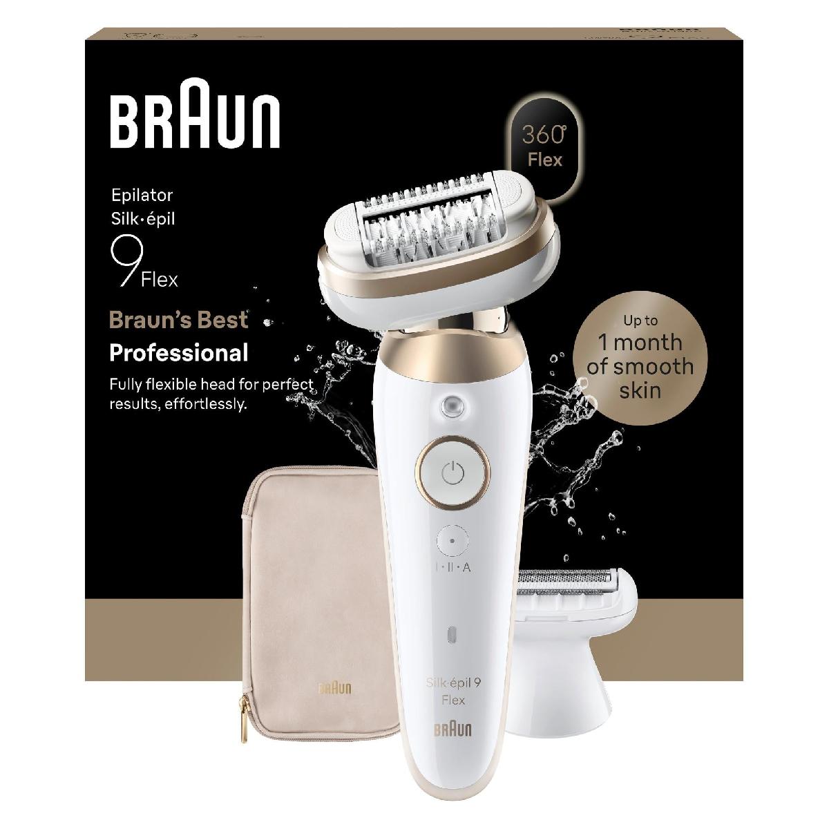 Braun Silk-epil Series 9 360 Flex SES9-030 3D Αποτριχωτική Μηχανή white gpld Braun Silk-epil Series 9 360 Flex SES9-030 3D Αποτριχωτική Μηχανή white gpld