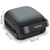 Tefal SW862BF0 Snack Collection  τοστιέρα βαφλιέρα 700 watt με 3 set Αποσπώμενες Πλάκες Black, Dark Green