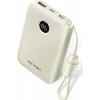 Vention Power Bank 10000mAh 22.5W με USB-A & USB-C beige (FKAN0-C)