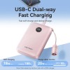Vention Power Bank 10000mAh 22.5W με USB-A & USB-C pink (FKAP0-C) Vention Power Bank 10000mAh 22.5W με USB-A & USB-C pink (FKAP0-C)