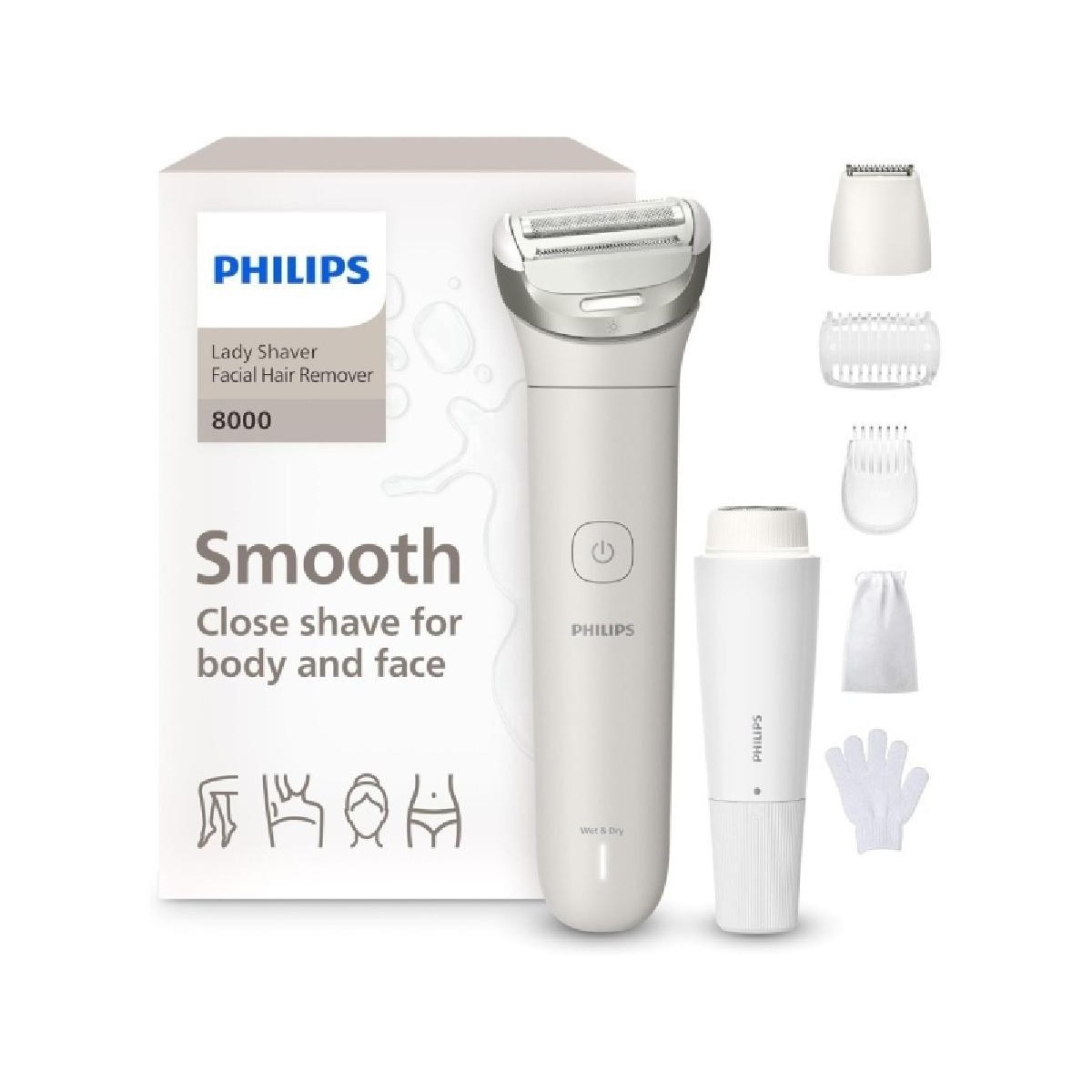 Philips BRL159/00 Series 8000 Αποτριχωτική Μηχανή Wet & Dry με Εξαρτήματα Περιποίησης Philips BRL159/00 Series 8000 Αποτριχωτική Μηχανή Wet & Dry με Εξαρτήματα Περιποίησης